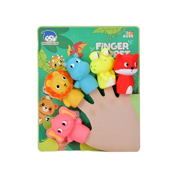 Animal Finger Puppet Set for Kids - 5 Pieces | BLS-S11
