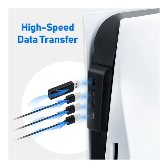 DOBE 1-TO-4 USB HUB FOR PS5