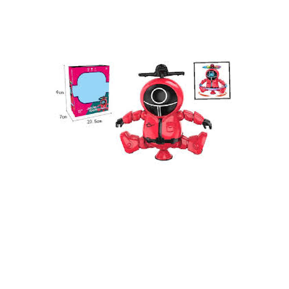 Electric Dancing Robot Toy with Lights & Music – Red | NO.99444-10