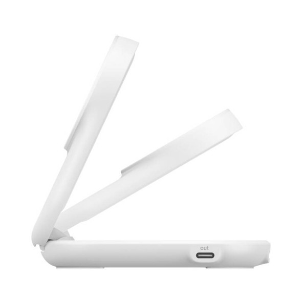 Belkin UltraCharge 2-in-1 Foldable Magnetic Charger Qi2 25W – White | WIZ039KQWH
