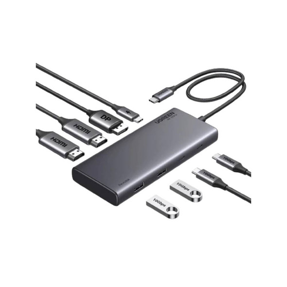 UGREEN 8 in 1 USB-C Docking Station with Dual Monitor | 35625