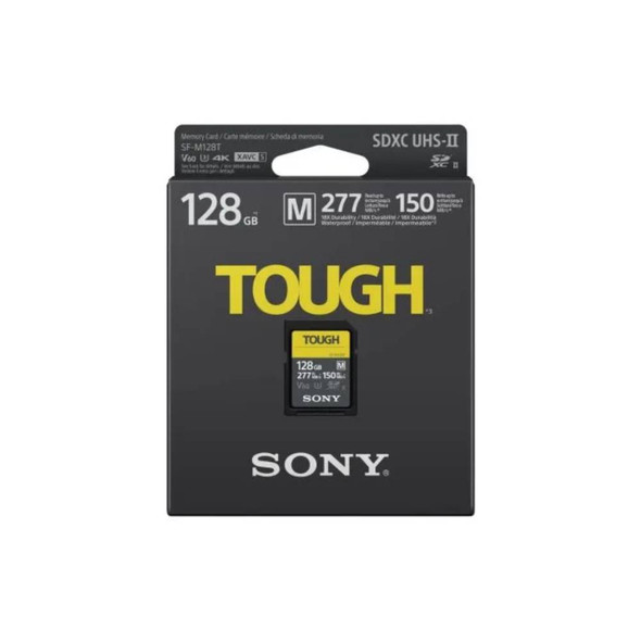 Sony TOUGH 128GB V90 SDXC UHS-II Memory Card | SFM128T/T1