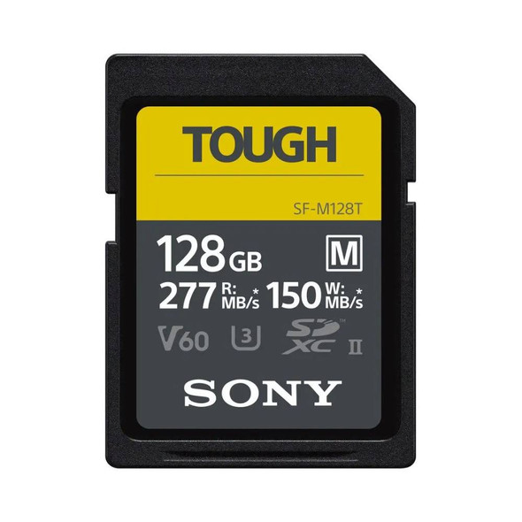 Sony TOUGH 128GB V90 SDXC UHS-II Memory Card | SFM128T/T1