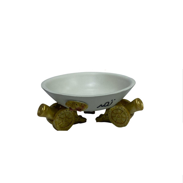 Ramadan Resin Double Cannon Snack Bowl Holder | 2002-21