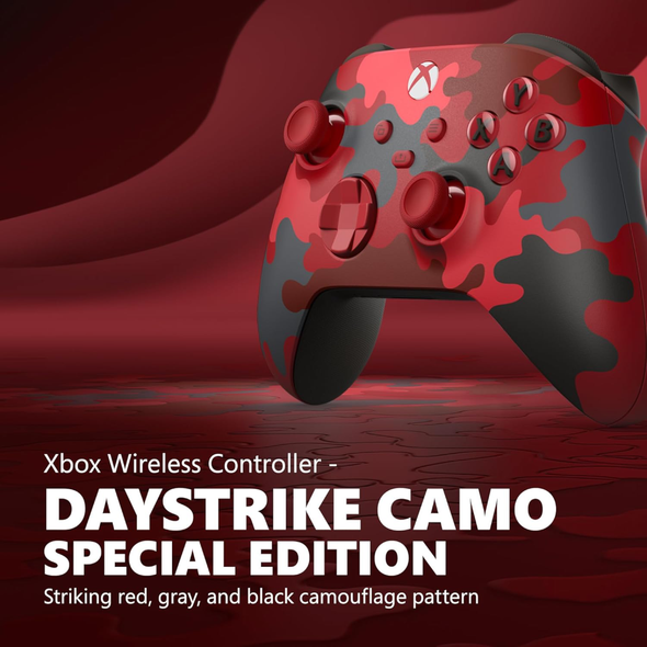 Xbox Wireless Controller - Daystrike Camo Special Edition for Xbox Series X|S, Xbox One, and Windows Devices