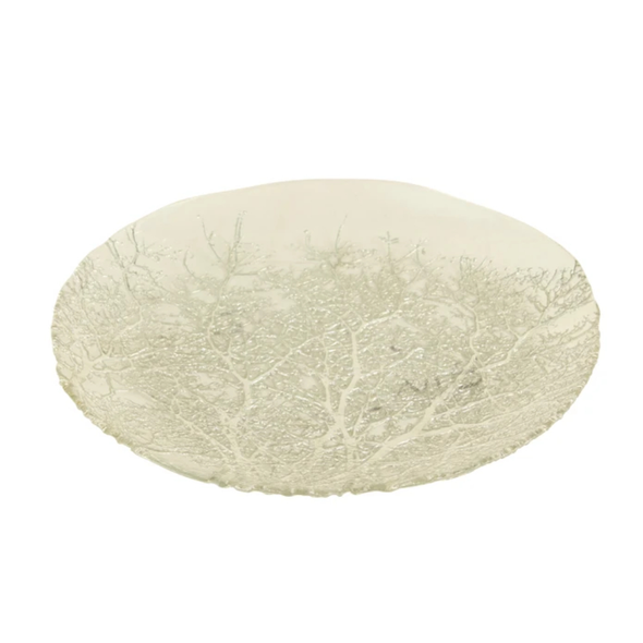 Karaca Home Autumn Silver Decorative Plate | 8680214386767
