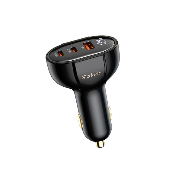 Mcdodo 128W 3-Port Digital Display Car Charger | C-445