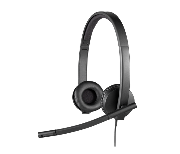 Logitech Headset Stereo H570e USB-C – Black | 981-001431