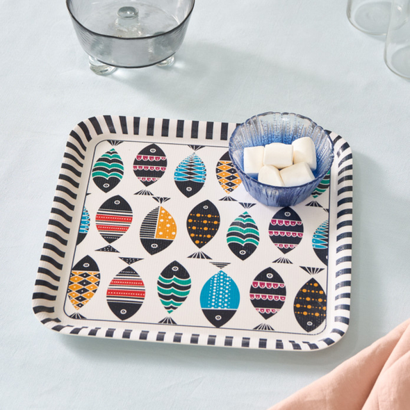 Karaca Fish 35cm Melamine Tray | 153.09.01.8880