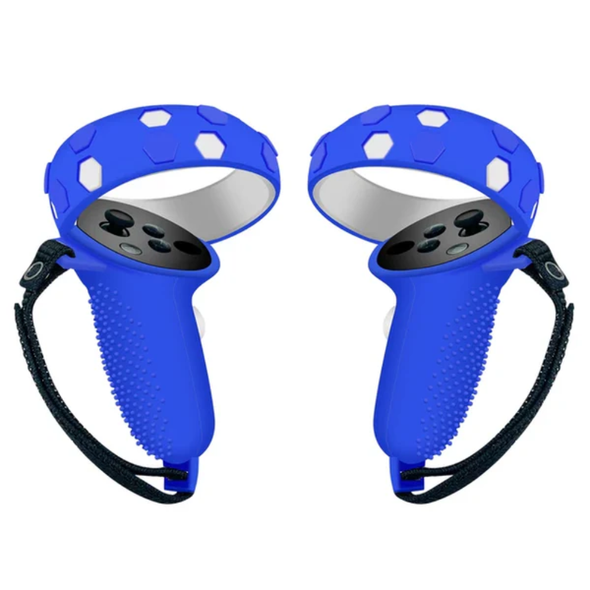 Controller Grip Cover with Handle for Meta Quest 2 - Blue