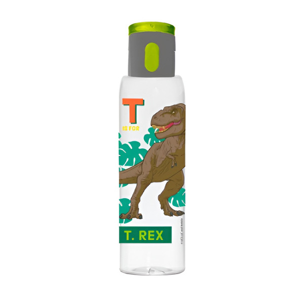 Dinosaur Kids Water Bottle with Flip Straw Lid & Carry Strap – T-Rex | 161418-271A