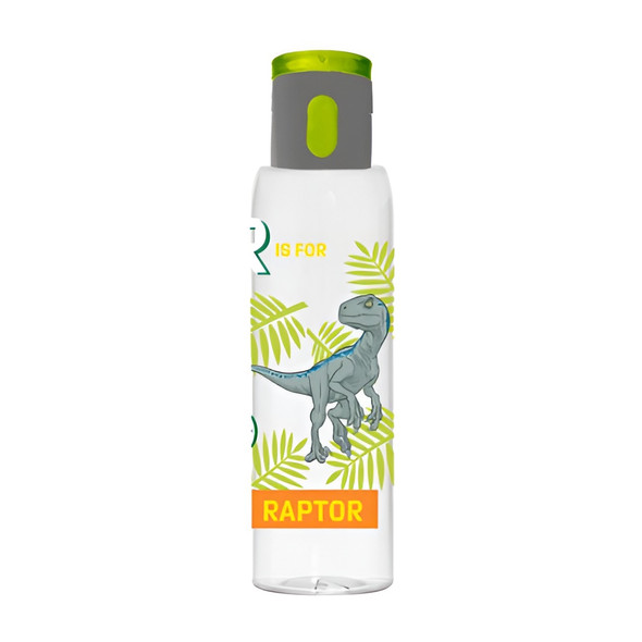Dinosaur Kids Water Bottle with Push Button Lid – T-Rex | 161418-271B