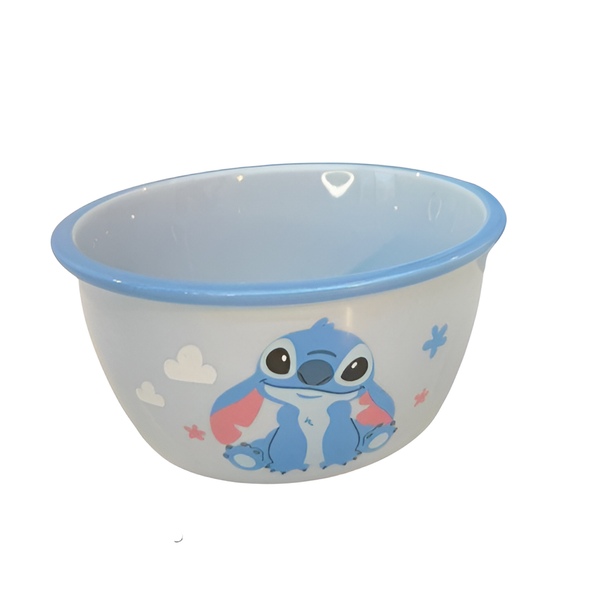 Cartoon Stitch Face Ceramic Bowl Cute Kids Dining Bowl – Blue | ALYD23-085S