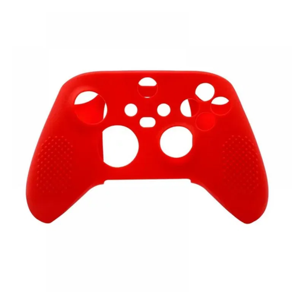 Silicone Anti-Slip Cover with two Thumb Grips For Xbox Series X|S Controllers - Red