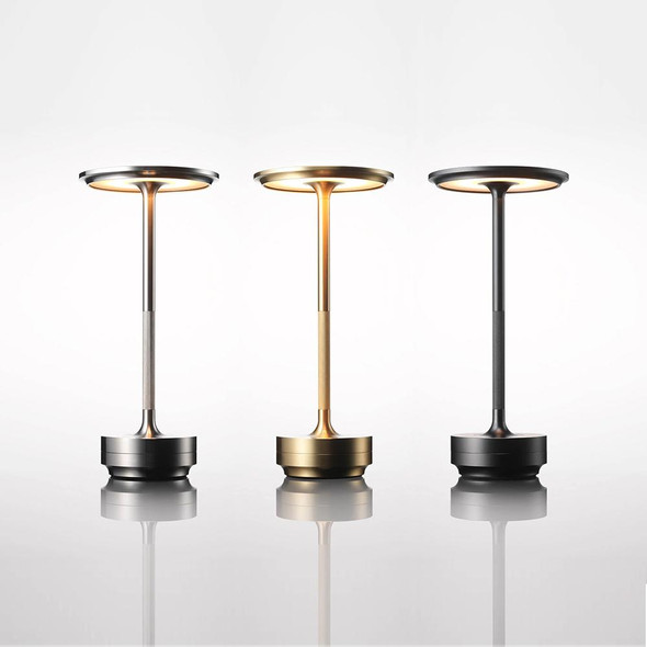 Premium Black LED Table Lamp 28 cm - Elegant Ambient Illumination | SK195148