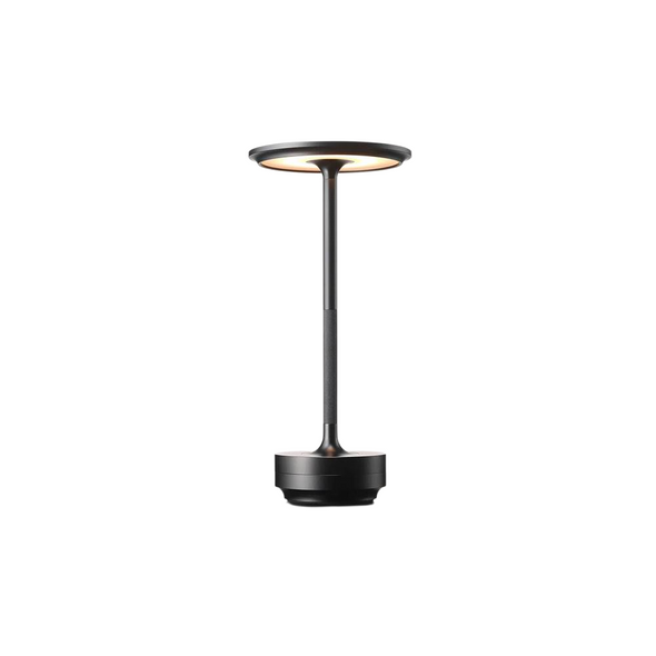 Premium Black LED Table Lamp 28 cm - Elegant Ambient Illumination | SK195148