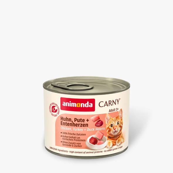 Animonda Carny Pate Adult Huhn, Pute + Entenherzen | HN-PT-ETHZ