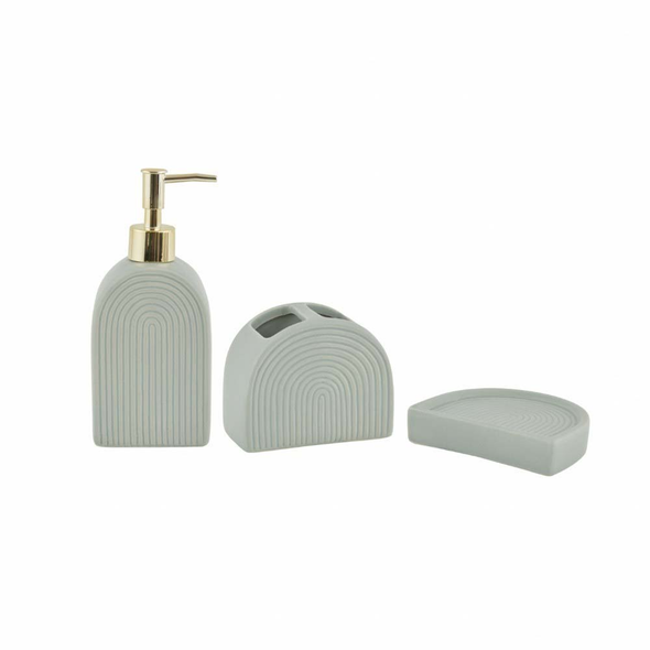 Karaca 3-Piece Green Bathroom Set | 300.23.01.0213