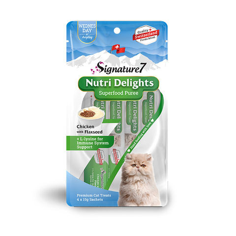 Signature 7 Nutri Delights Cream Sauce Chicken with Flaxseed (4×15g) - 0753692081856 (Wednesday) | CRE013