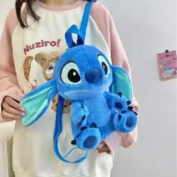 Stitch Plush Backpack 30cm – Blue | AL24398