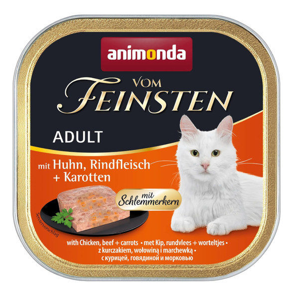 Animonda Pate Milkies Adult Mit Huhn, Rindfleisch + Karotten | HHN-RDF-KRT