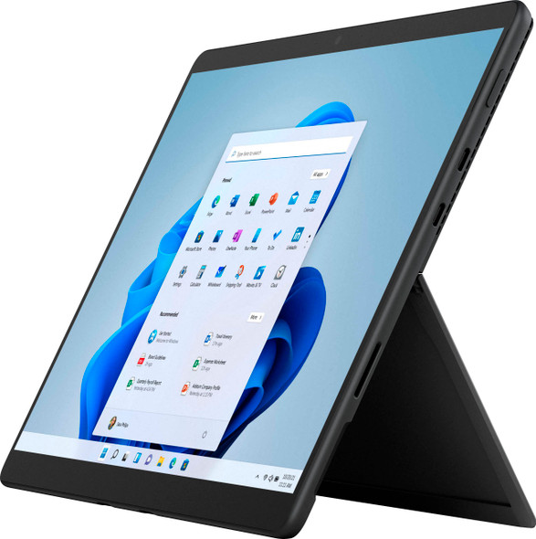 Microsoft - Surface Pro 8 – 13” Touch Screen – Intel Evo Platform Core i5 – 8GB Memory – 256GB SSD – Device Only - Graphite | 8PQ-00017