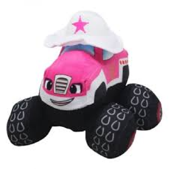 Monster Truck Plush Toy – Pink Fire Truck Design | AL3244-1