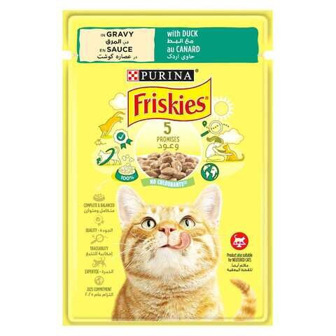 Friskies Cat Giggles Duck Pouch 85g | 206017