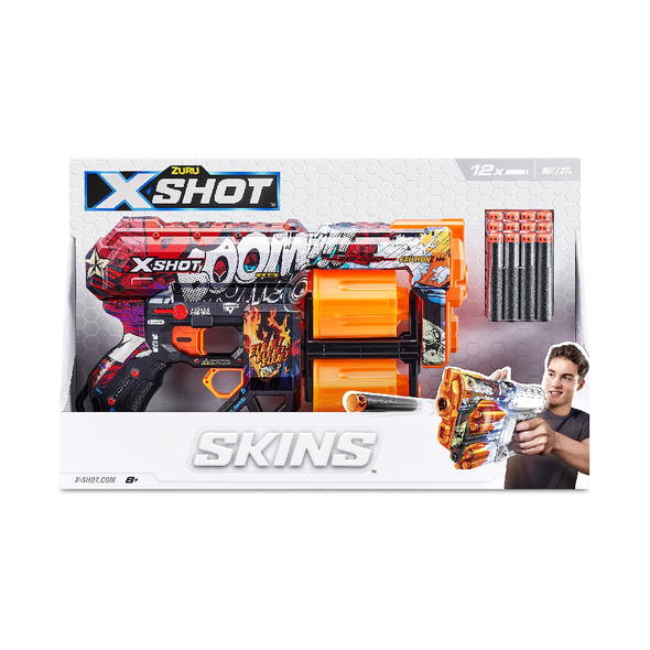 XShot Skins Orbits Dart Blaster – 12 Darts | 36517