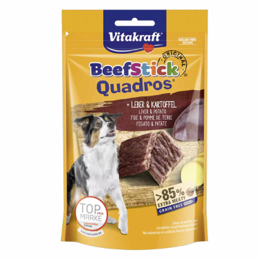 Vitakraft Beef-Stick® Quadros Liver & Potato Dog Snack - 70 g | 201543