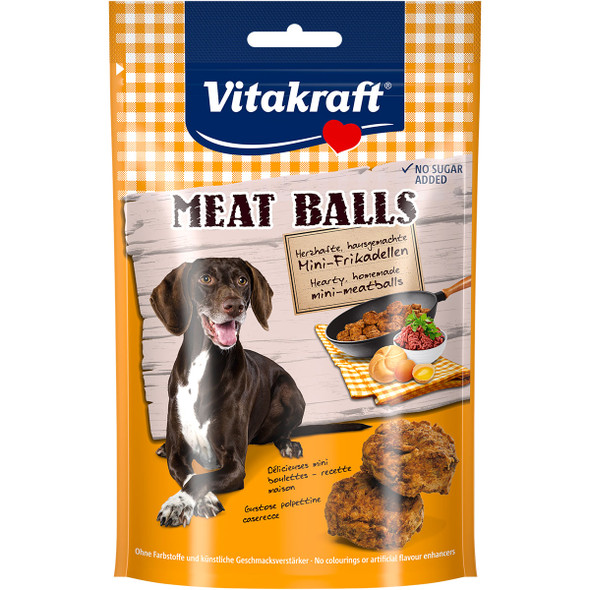 Vitakraft Meat Balls Dog Treats - 120 g | 200730