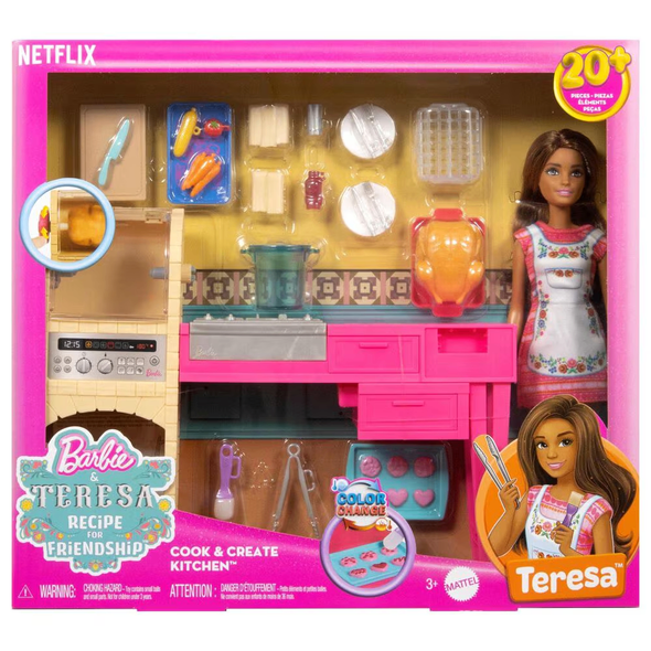 Barbie Teresa Recipe for Friendship Cook & Create Kitchen Playset | JCT06