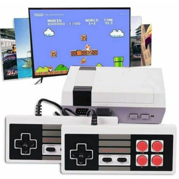 Classic Retro Game Console with 621 Built-in 8-Bit Games - HDMI Output
