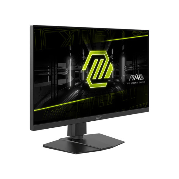 MSI MAG 272URDF E16 27-inch 4K UHD Rapid IPS gaming monitor with dual mode 160Hz and 320Hz on desk