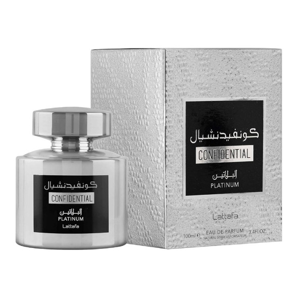 Lattafa Confidential Platinum Women Perfume - 100ml