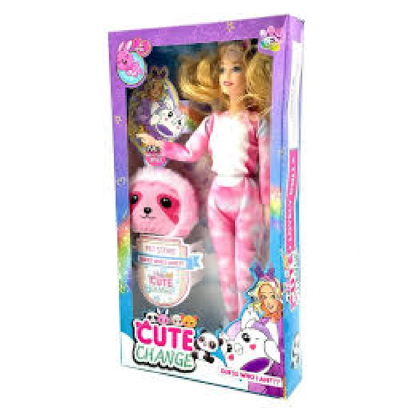 Cute Change Fashion Doll with Outfit & Accessories | 348-1