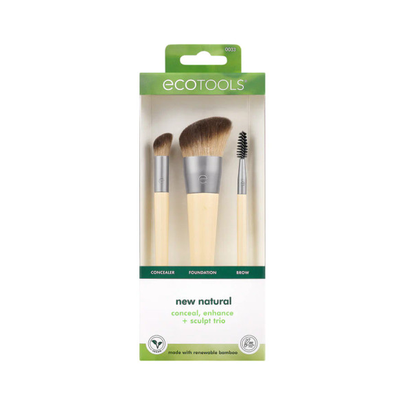 EcoTools New Natural Conceal, Enhance + Sculpt Brush Kit (3 Brushes) | 278171