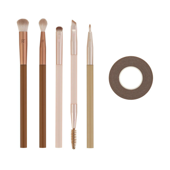 Real Techniques New Nudes Daily Swipe Eye Set Kit (6 Brushes) | 284861