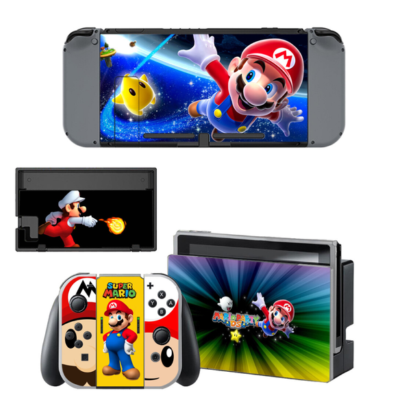 Nintendo Switch Skins & Stickers - Super Mario Design