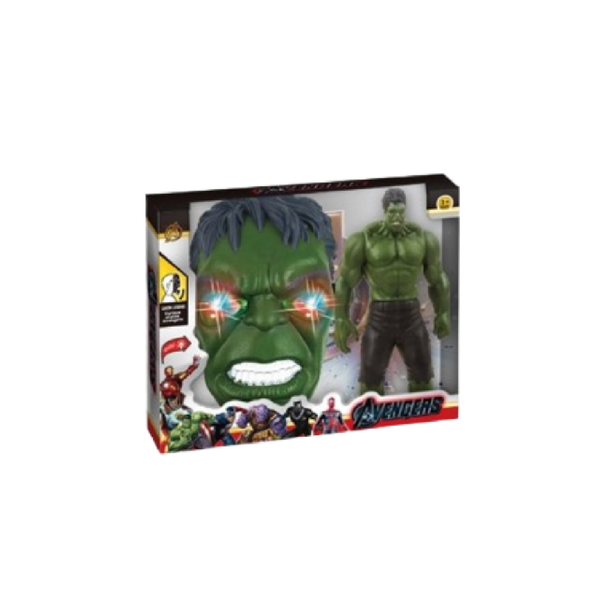 Hulk Mask with Action Figure Set | B888-16F