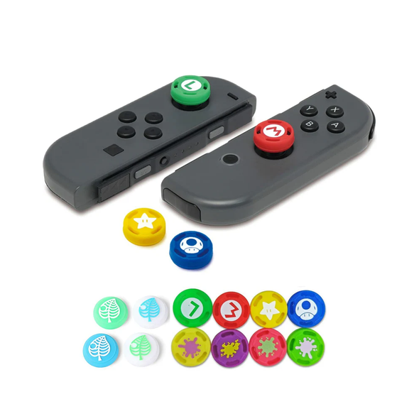 Silicone Thumb Grips for Nintendo Switch - Mario Set