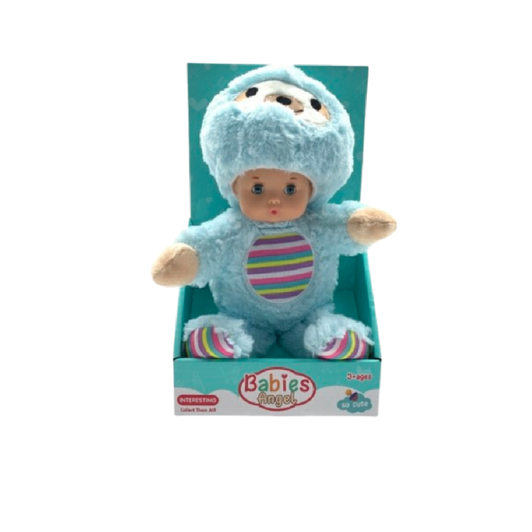 Babies Angel Plush Doll – Blue Costume | CY005B