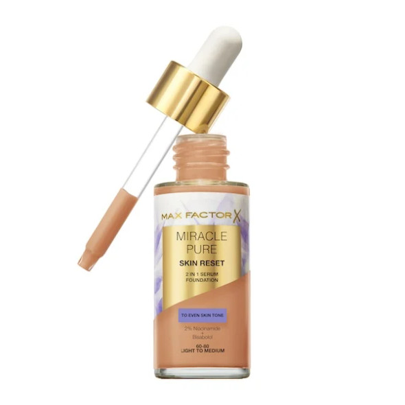Max Factor Miracle Pure Tinted Serum Foundation - Light to Medium | 285626