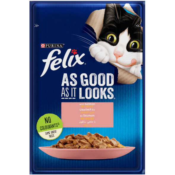 Felix As Good As It Looks with Salmon Cat Food 85g | 206514