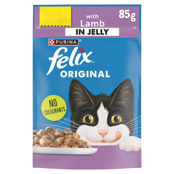 Felix Sensations Jellies with Lamb in a Jelly with Game Cat Food 85g | 206515