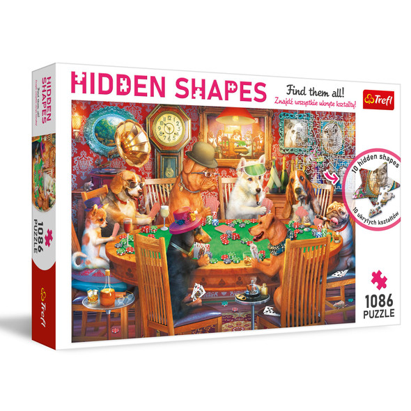 Trefl Hidden Shapes - Game Night 1086-Piece Jigsaw Puzzle | 10749