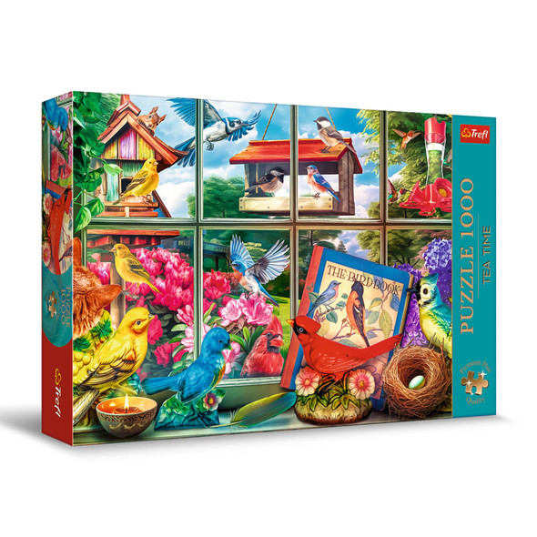 Trefl Premium Plus Quality - Tea Time: Bird World 1000-Piece Jigsaw Puzzle | 10850