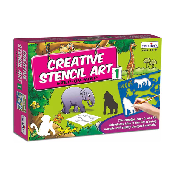 Creatives Creative Stencil Art 1 - Step-By-Step | 1041