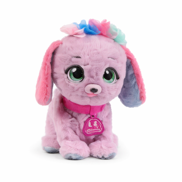 Pink Bunny Puppy Plush Toy - 7" | BL-301-PBP