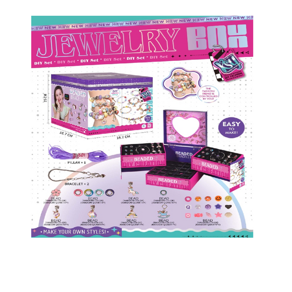 DIY Jewelry Box – Beaded Bracelet Creation Set | KSY951